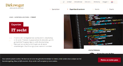 Desktop Screenshot of dirkzwagerieit.nl